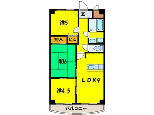 ベルファ－レヤブウチの物件間取画像